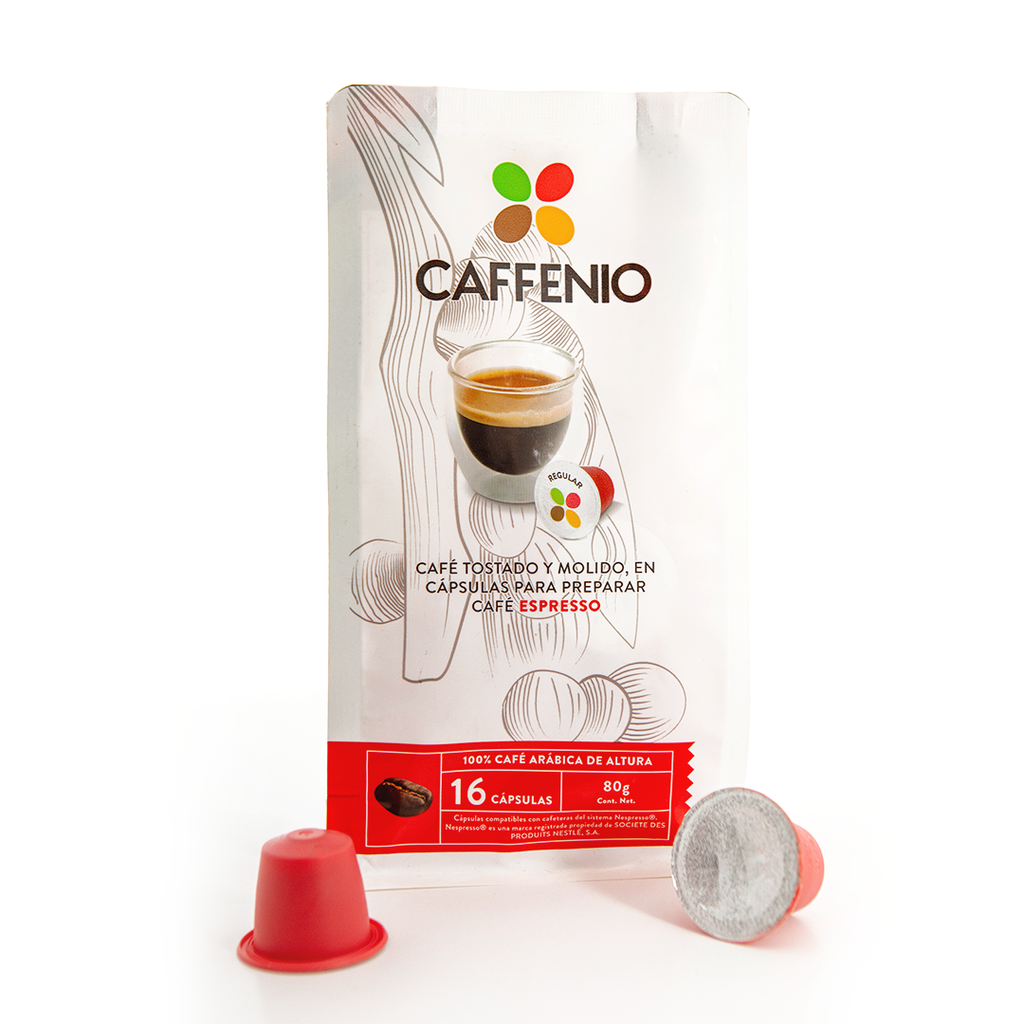 Capsulas de café compatible con Nespresso®, Pluma Hidalgo, Oaxaca