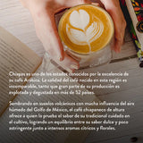 Café en grano Región CHIAPAS Tueste Medio 250 gr.
