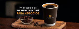CAFFENIO, Café en grano y Cafeteras con Molino