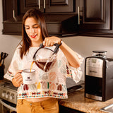 cafetera eléctrica para 12 tazas con molino