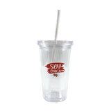 Vaso de acrílico de doble pared Único de 500ml