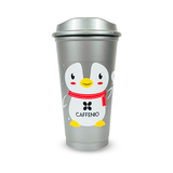 Vaso de plástico con diseño de Pingüino