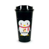 Vaso de plástico con diseño de Pingüino