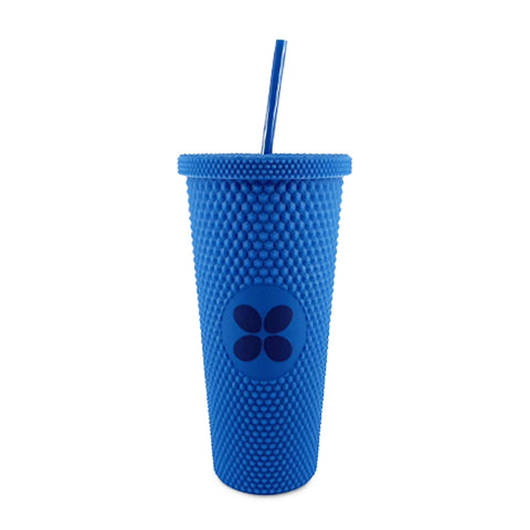 Vaso de plástico con popote 